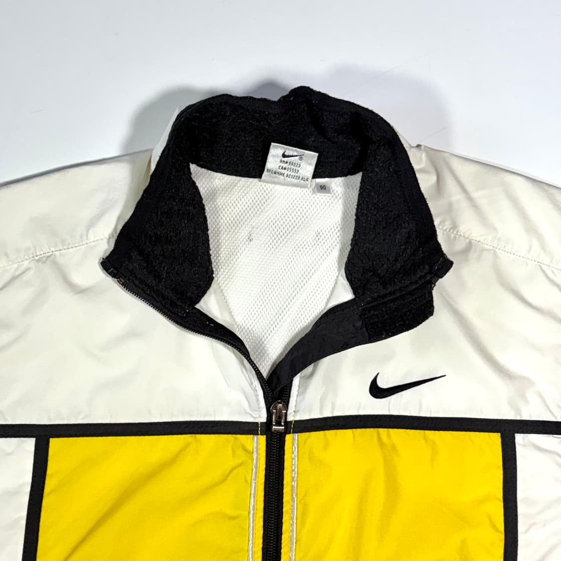 나이키 패턴 옐로우 바람막이 90 상품이미지4