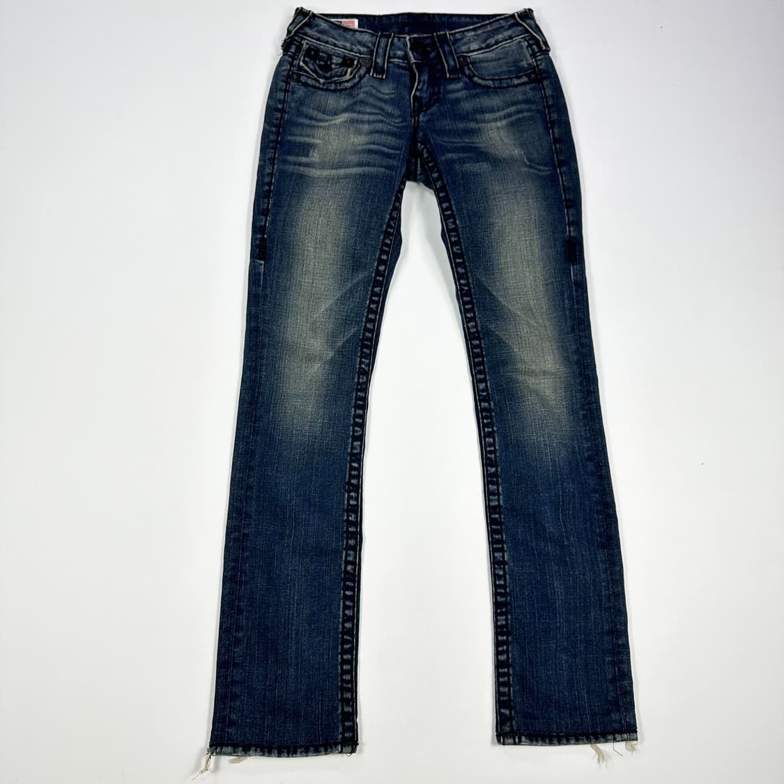 트루릴리전 usa 워싱 슬림 데님팬츠 (24인치 여성추천) 상품이미지3