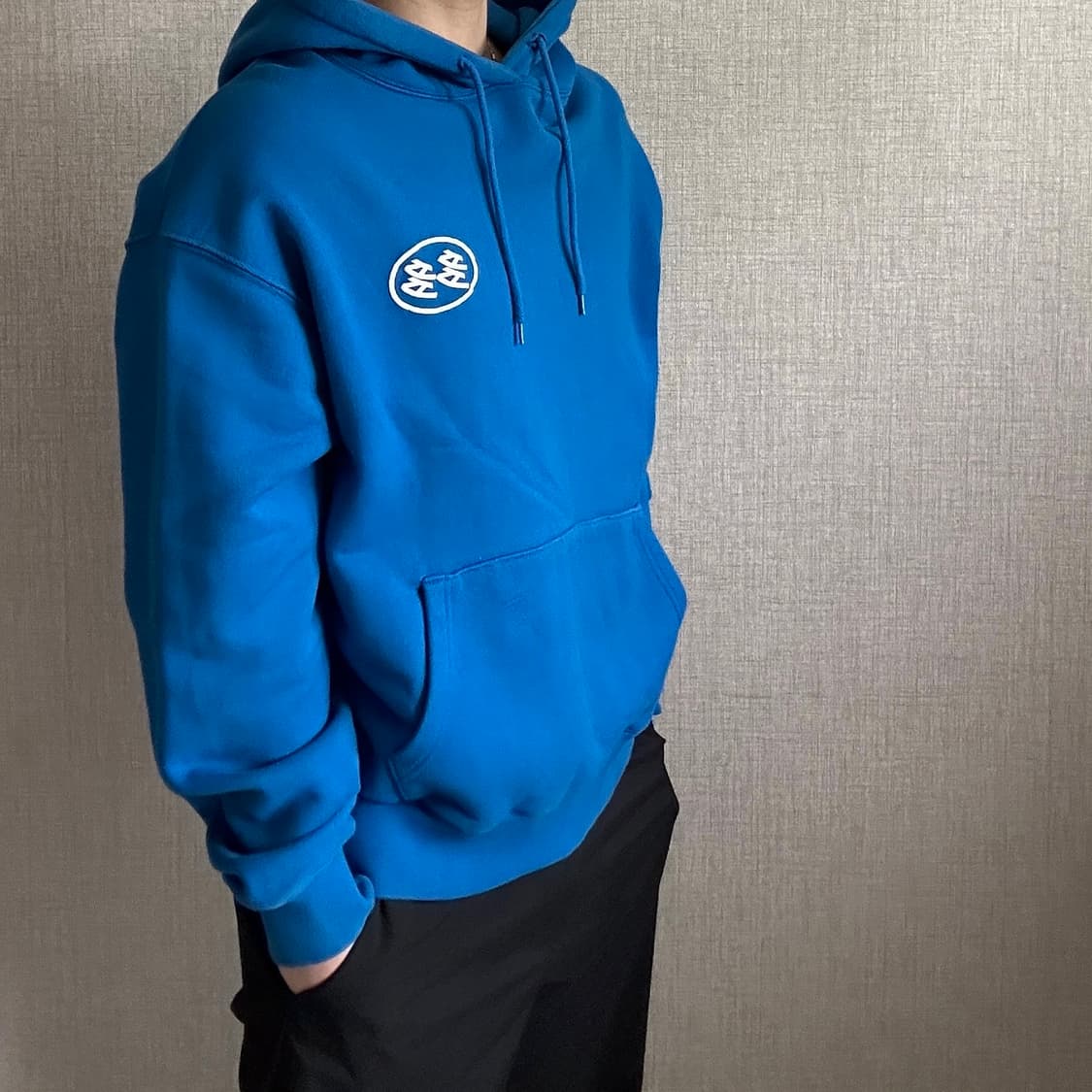 DADA 다다 서비스 블루 로고 후드티 3 상품이미지1