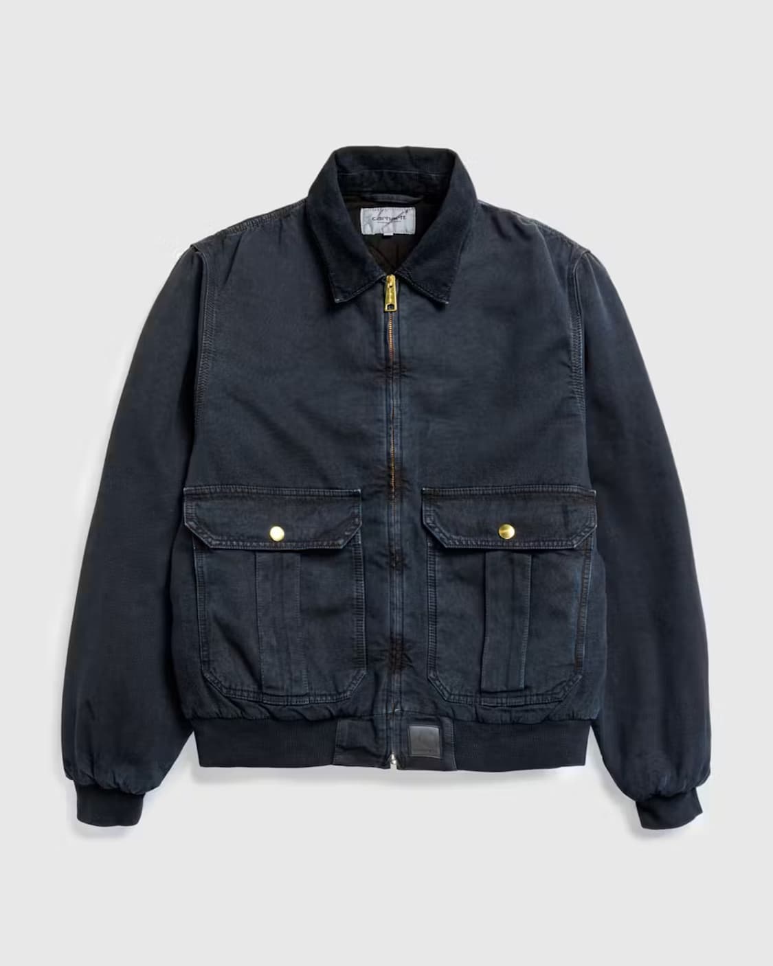 칼하트 WIP 스탠톤 자켓 블랙 스톤 다이드 L 사이즈 상품이미지1