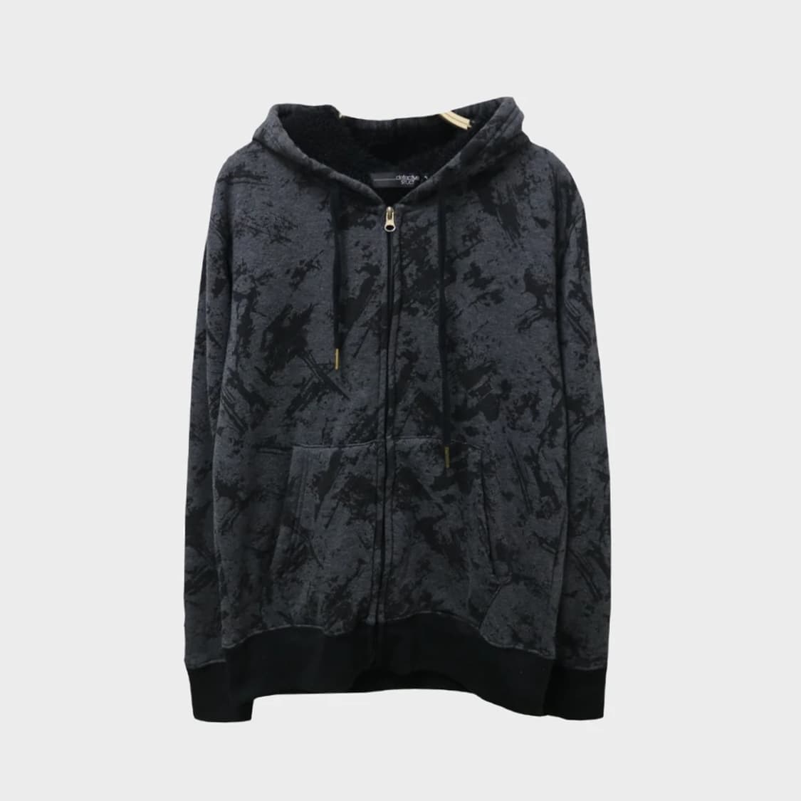 DEFECTIBE SRUCT 뽀글이 패턴 후드 집업 62173 상품이미지1