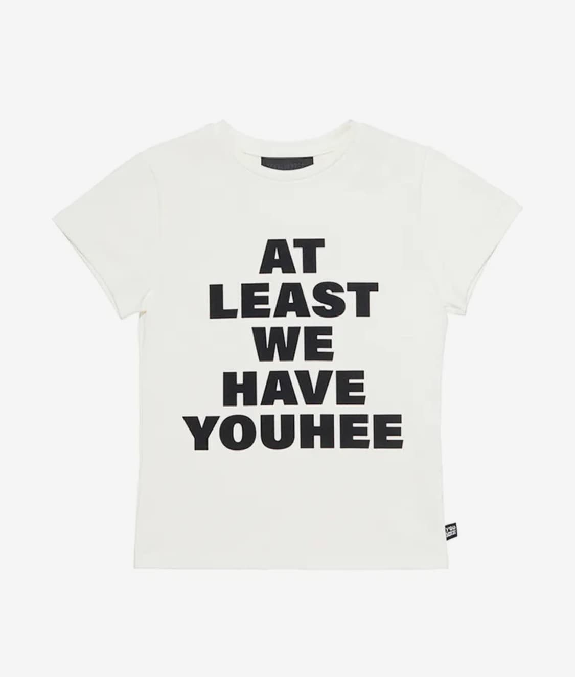 유희 LETTERING T-SHIRT 레터링 티셔츠 WHITE 상품이미지1