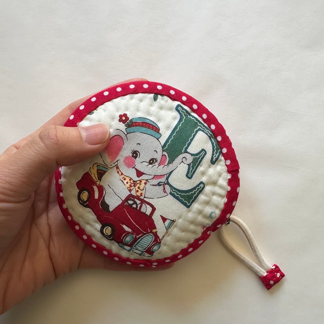 퀼트 파우치 / 코끼리 키링 / 핸드메이드 상품이미지3