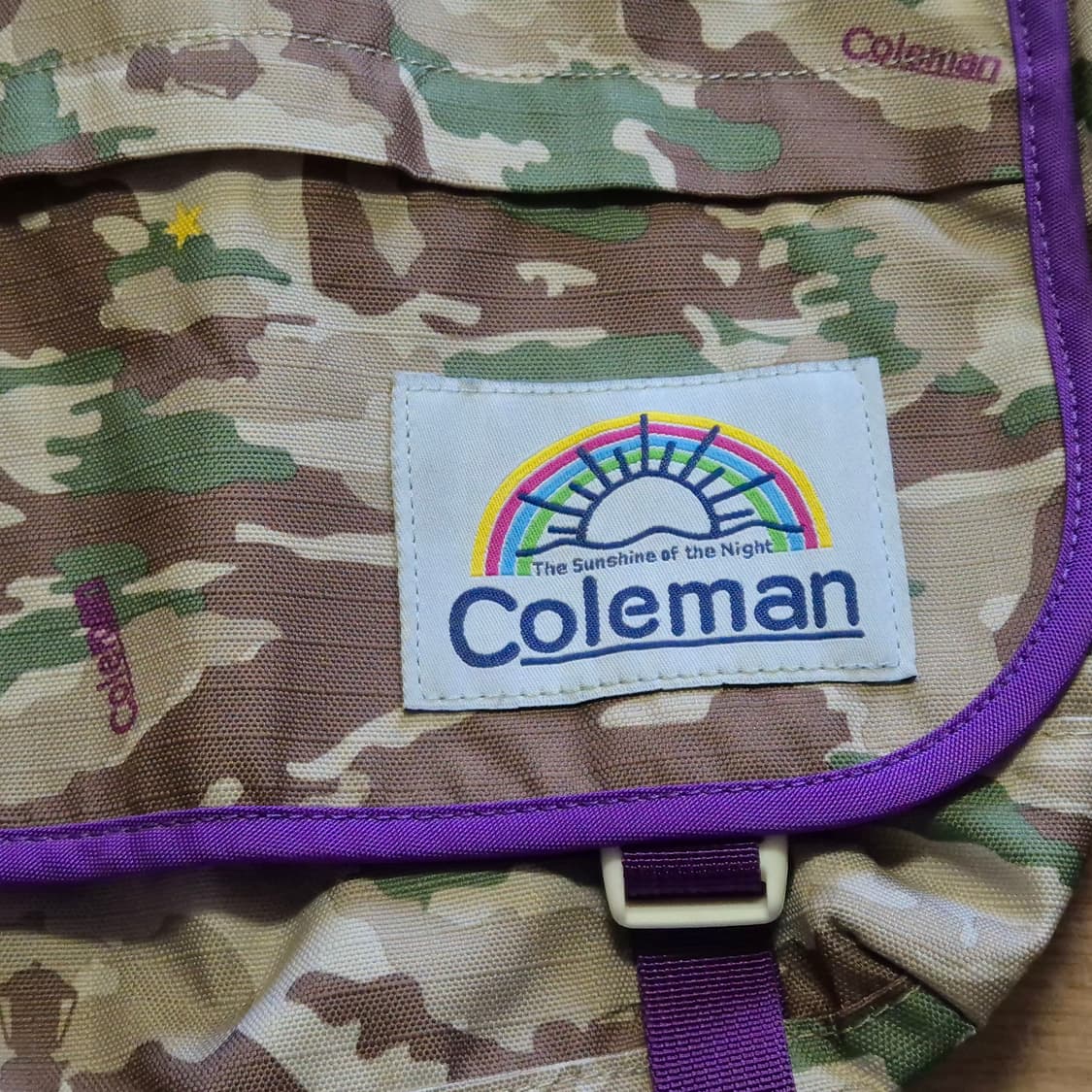 💜대대장급💜coleman콜맨 카모패턴 크로스백/희귀 빈티지/메신저백 상품이미지4