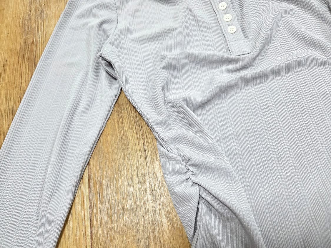 스컬프터(sculptor) 버튼 다운 벨소매 티셔츠 55 새상품 상품이미지7