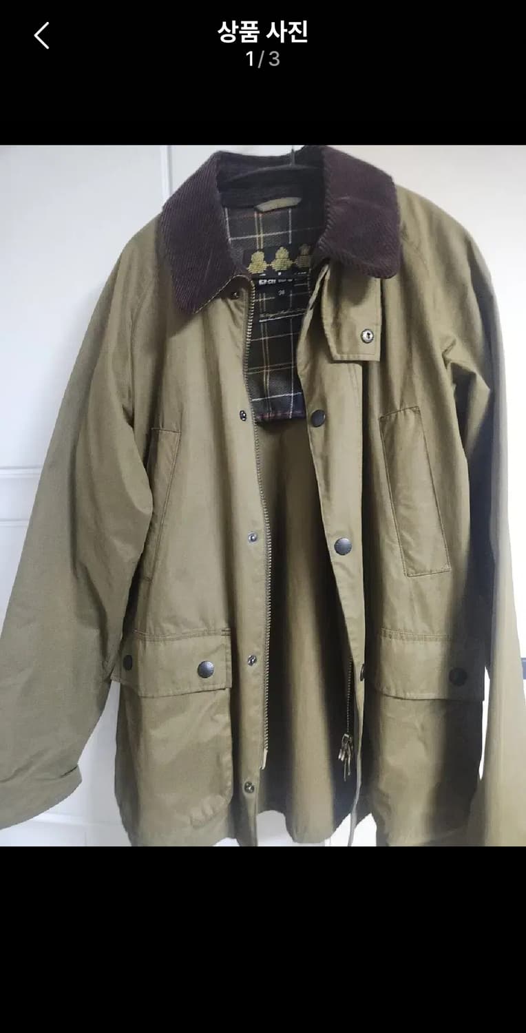 바버 비데일 Size 38,  SL(슬림)버전 상품이미지7