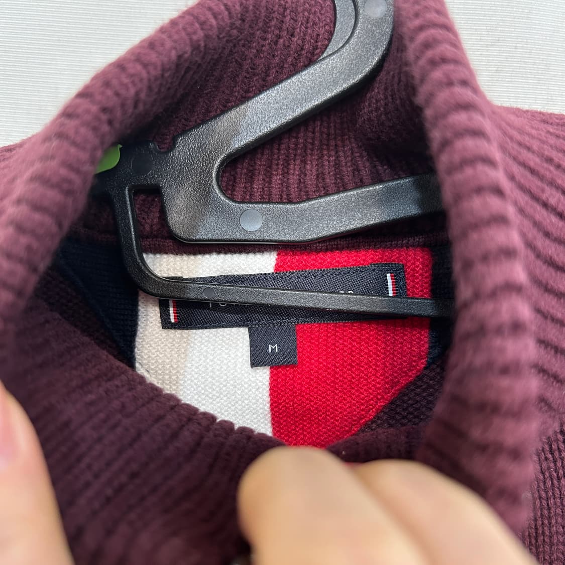 타미힐피거 남성 니트 집업 M  상품이미지2