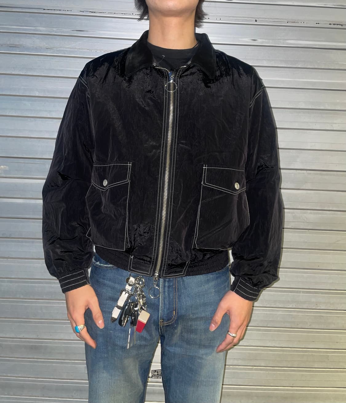 엔더슨벨 나일론 봄버 자켓 상품이미지1