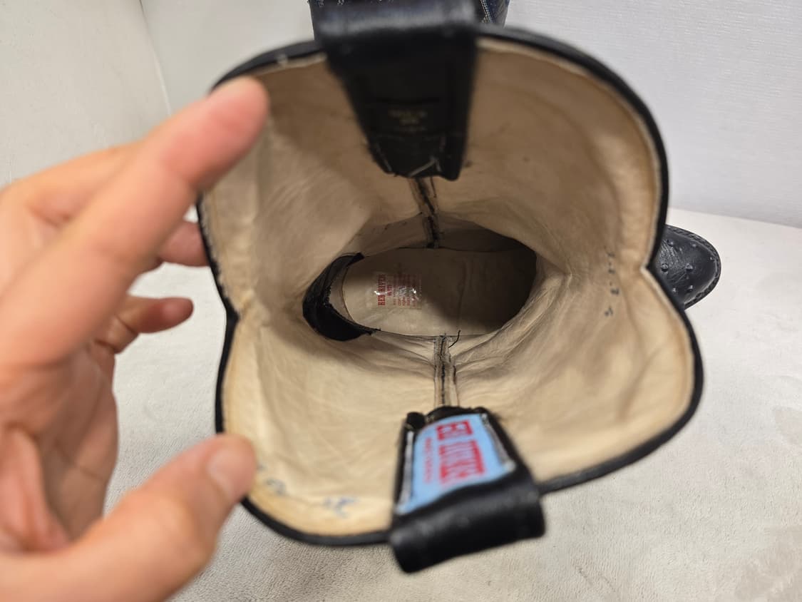 Red river 남성용 블랙 웨스턴 카우보이 부츠 250 상품이미지7