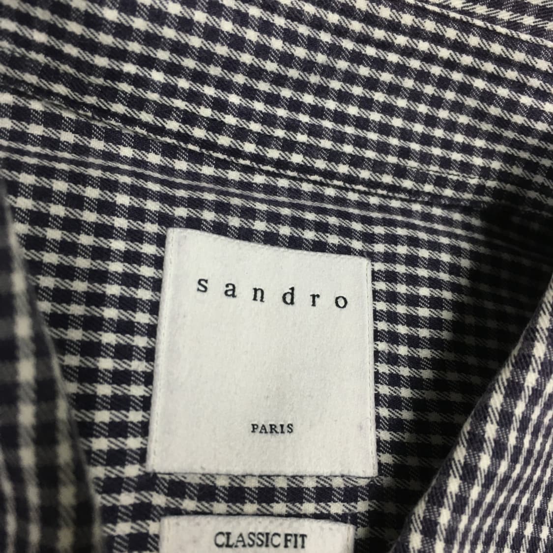 산드로 체크셔츠 DD06 상품이미지2