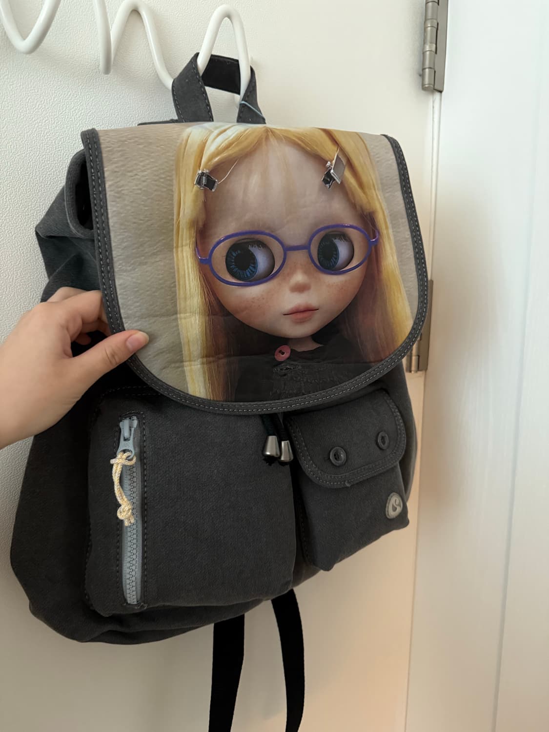 코이세이오 브라이스 돌 백팩 가방 그레이 상품이미지2