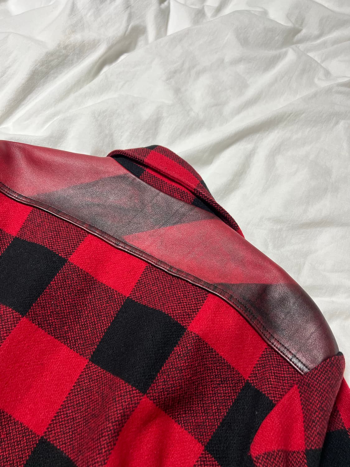 마르지엘라 버팔로 패턴 셔츠형 자켓 입니다. 상품이미지4