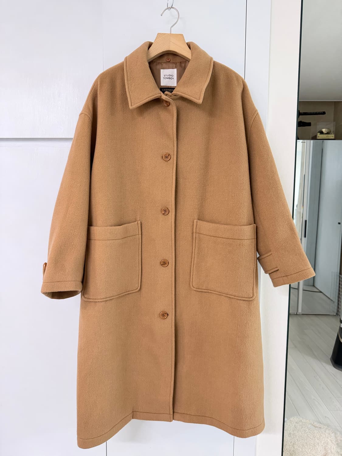스튜디오 톰보이 캐시미어 코트 상품이미지1