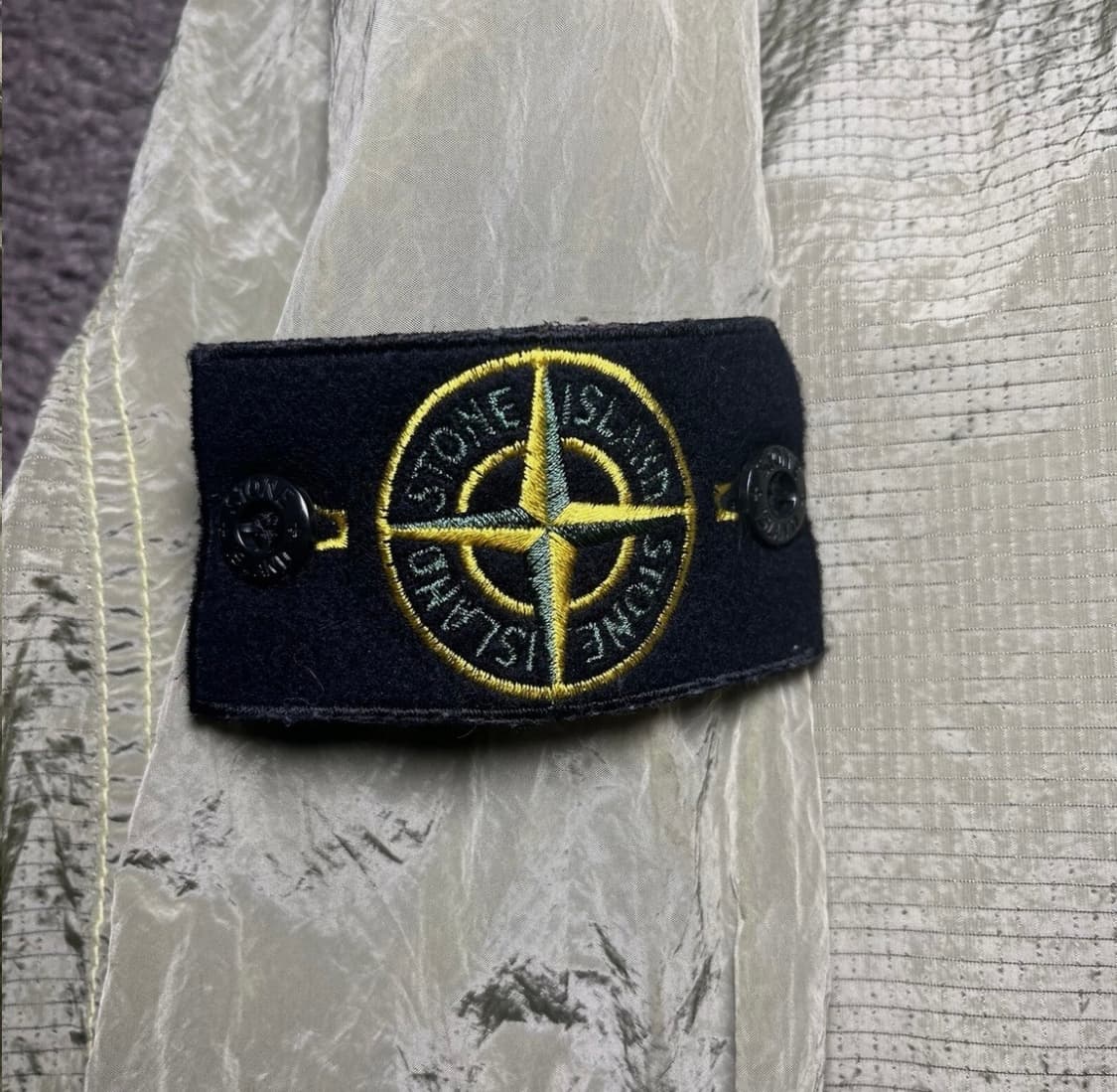 스톤아일랜드 나일론 립스톤 메탈 트랙자켓 그린 M 상품이미지5