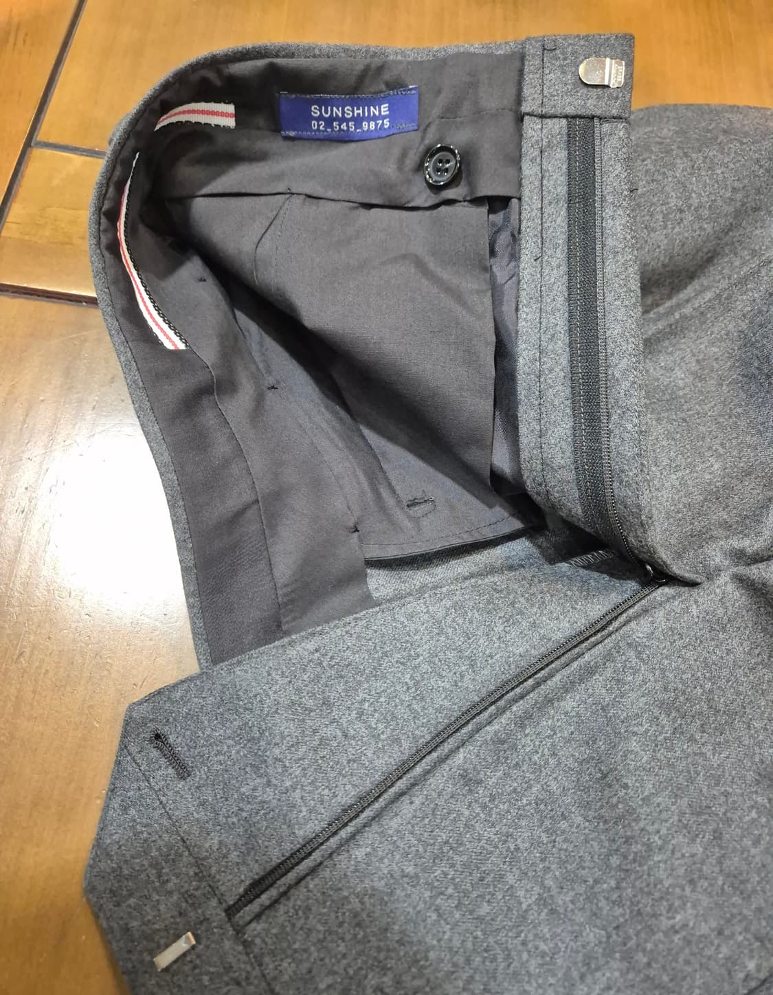 F/W(추동) 회색 울 팬츠 상품이미지6