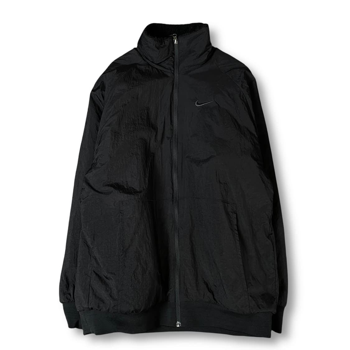 나이키 블랙 나일론 바람막이 뽀글이 리버시블 자켓 상품이미지1