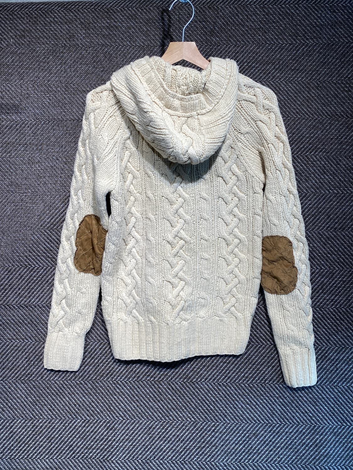 00s셰인진스 케이블 니트집업 상품이미지6