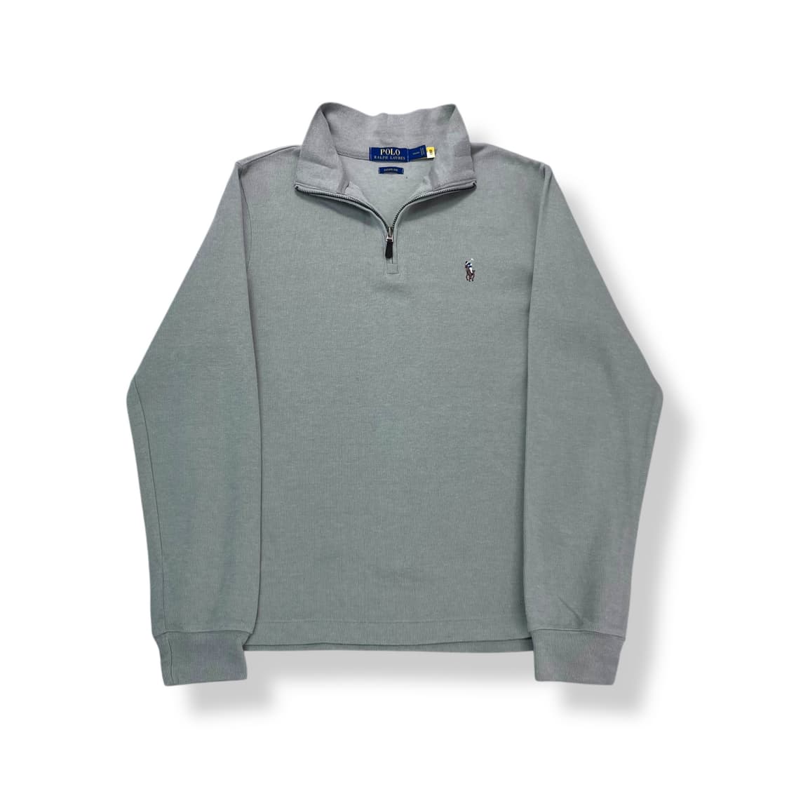 95 폴로랄프로렌 신형 화이트 베이지 니트 반집업 상품이미지1