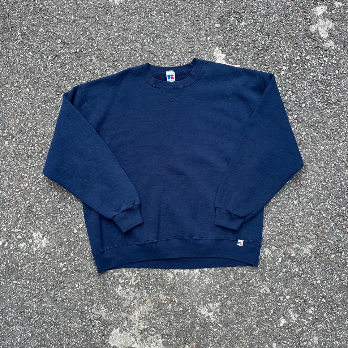 빈티지 90s 러셀 스웻셔츠 네이비  상품이미지1