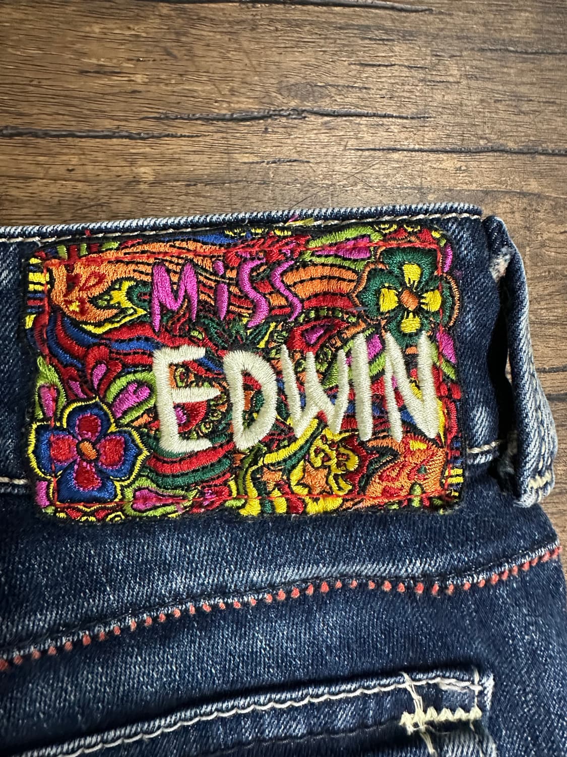 일본빈티지 MISS EDWIN Y2K 부츠컷 데님 27-28 상품이미지6