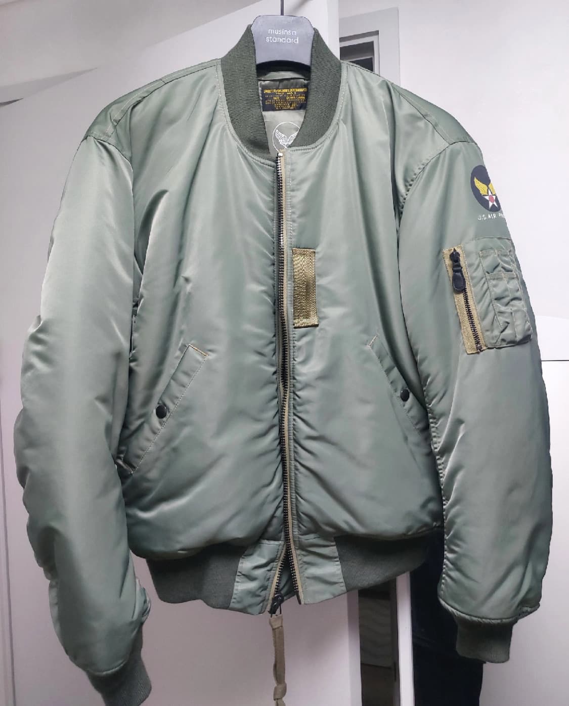 [브론슨/상태 최상] MA-1 Talon zipper / khaki 상품이미지1