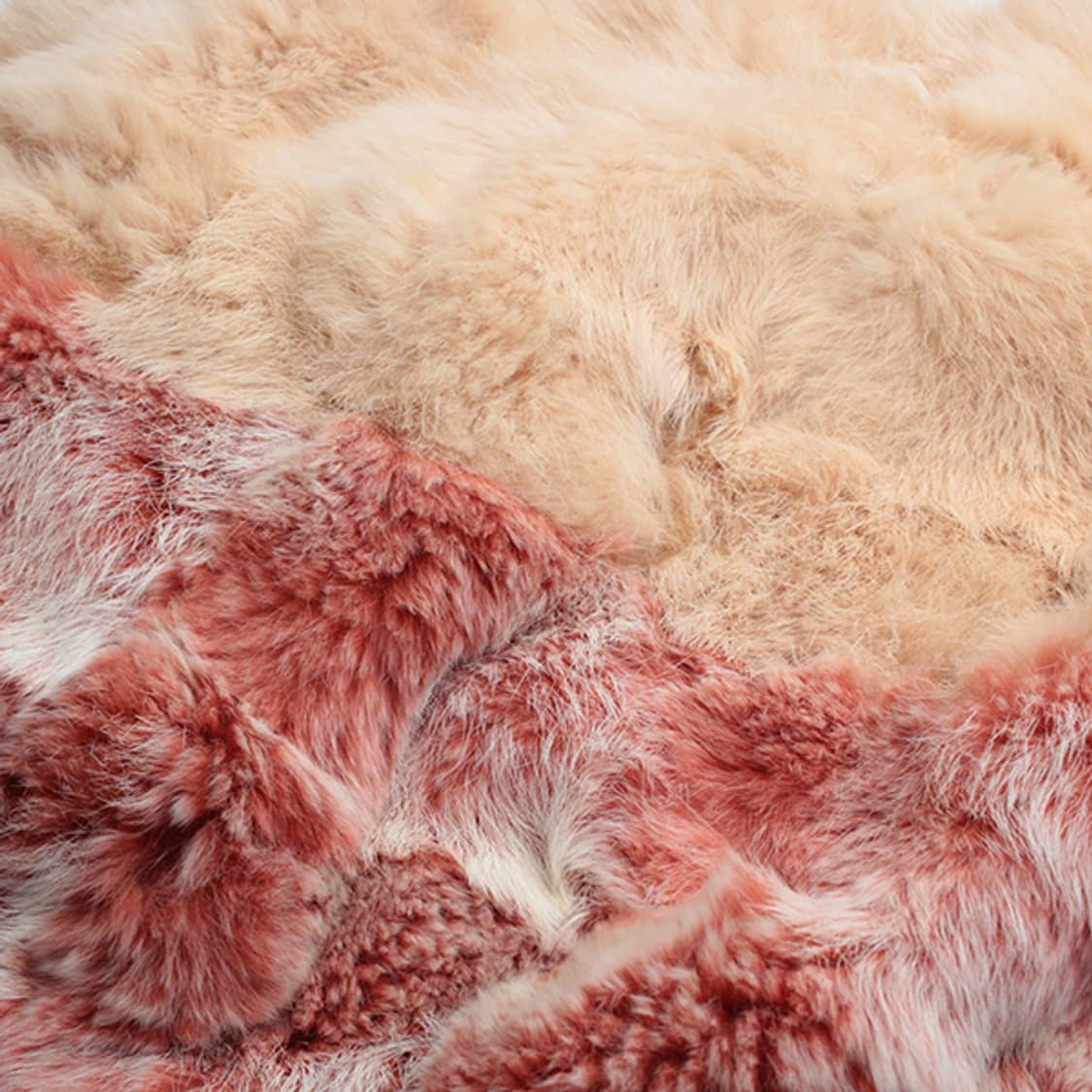 메이시 피치 래빗 퍼 숄더백 상품이미지4