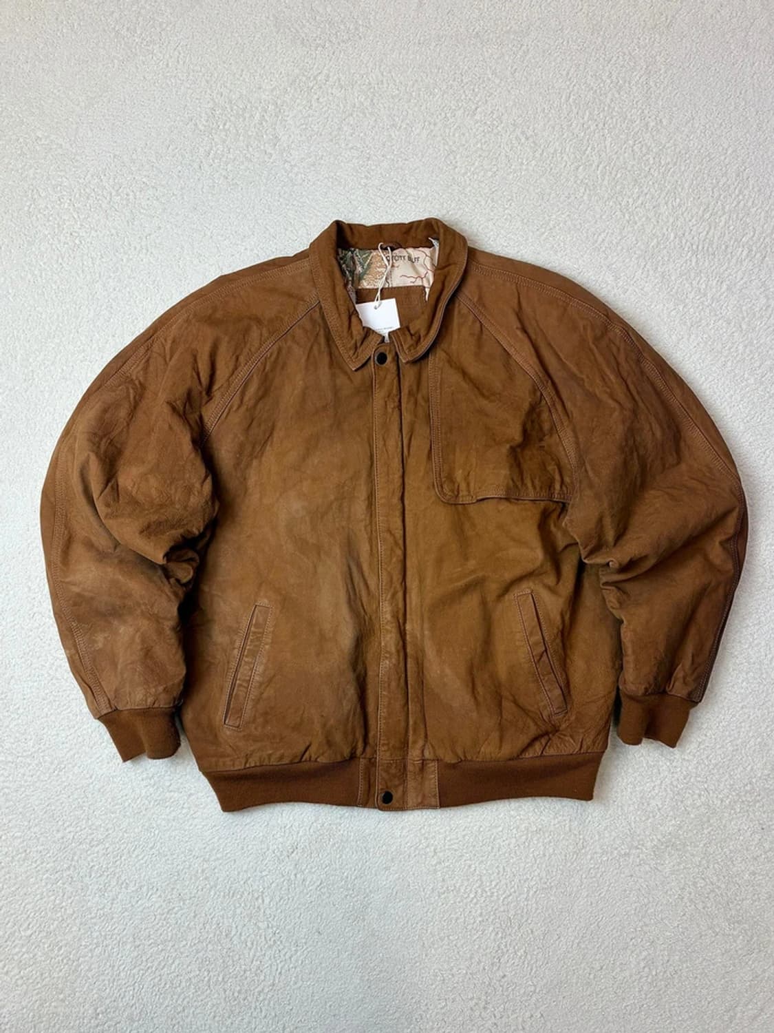 말보로 90's 스웨이드 가죽 자켓 PN6039 상품이미지1