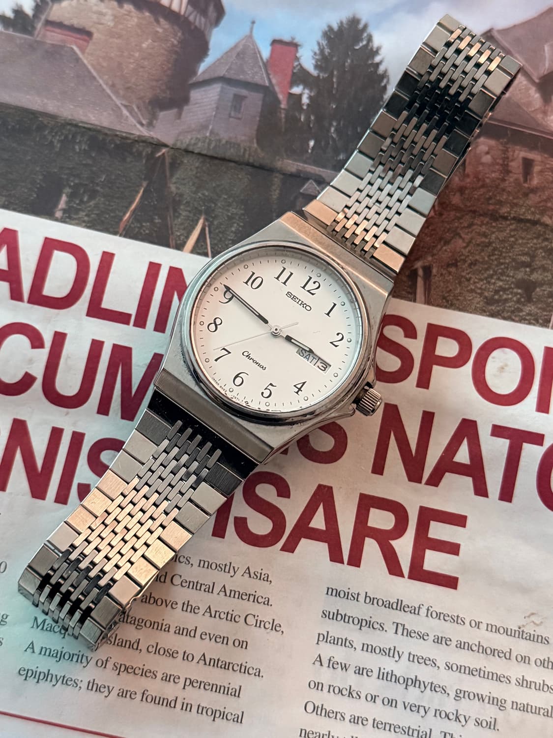 세이코 Seiko 쿼츠 크로노스 아라빅 상품이미지1