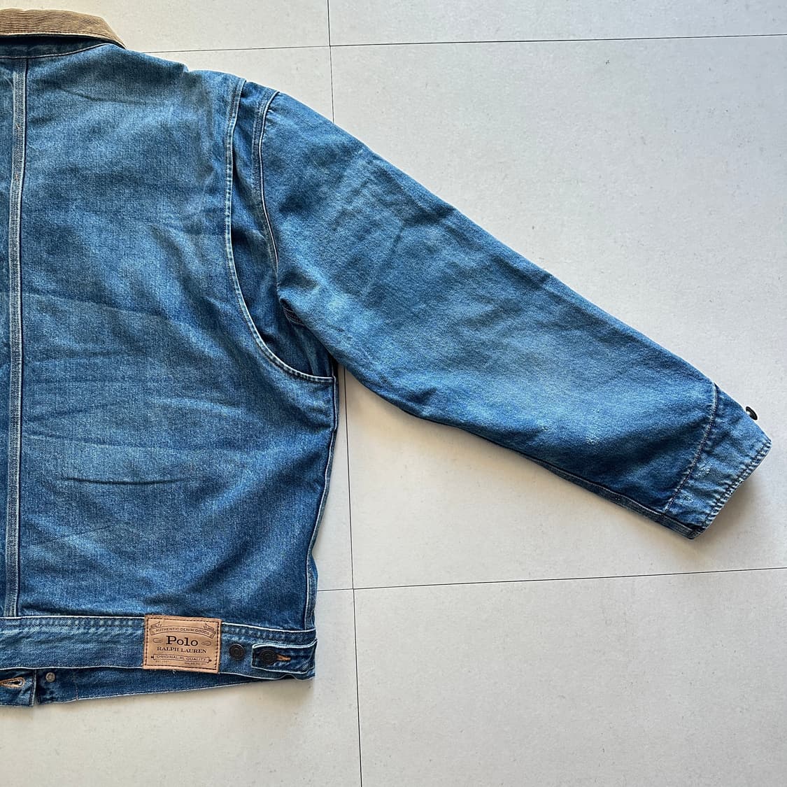 폴로 컨트리 데님 덩가리 트러커 플란넬 안감 QR인증 상품이미지8