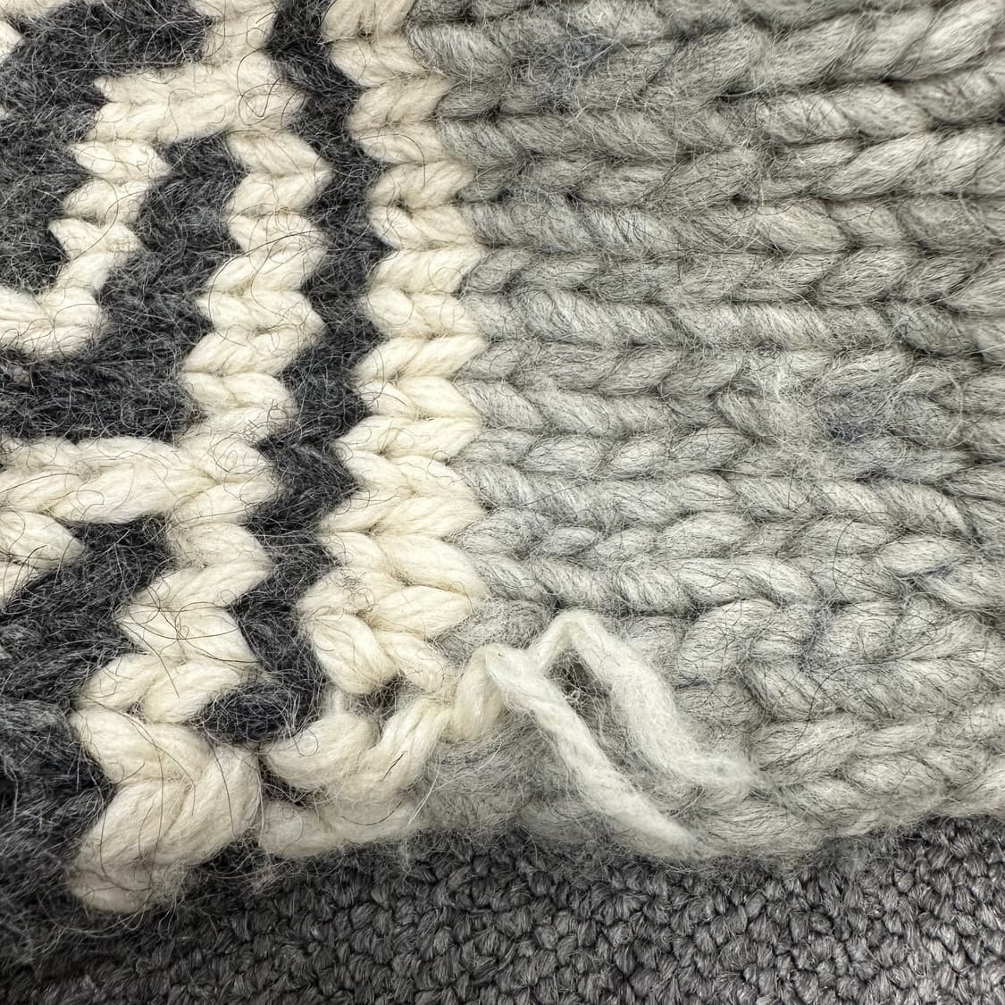 빈티지 헤비울 코위찬 가디건 상품이미지4