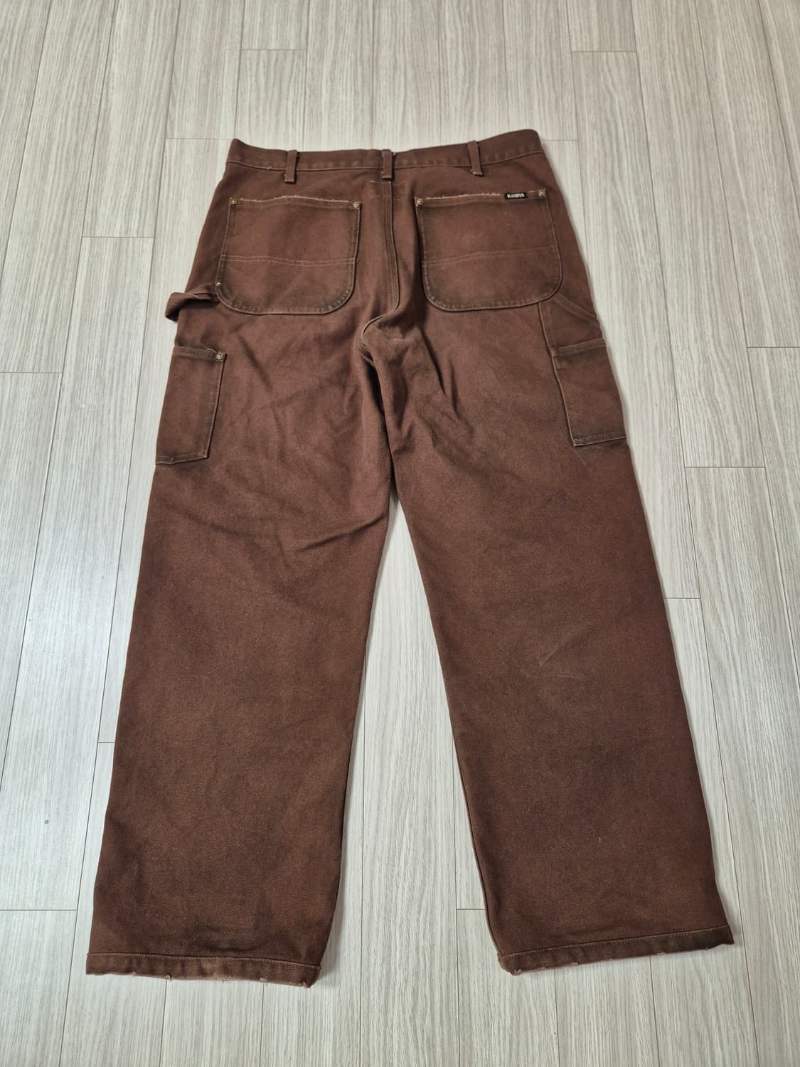 카미야 KAMIYA 보로 덕 페인터 팬츠 브라운 (S) 상품이미지8