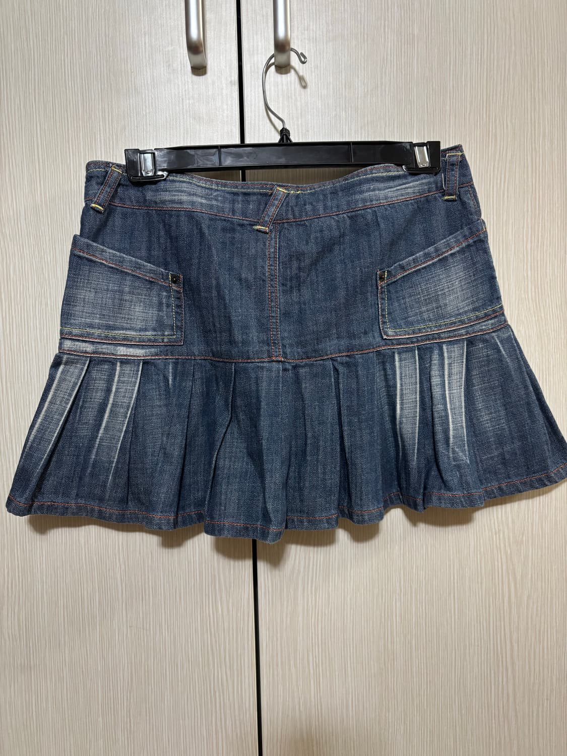 Tomboy Jeans 데님 플리츠 미니 스커트 상품이미지3