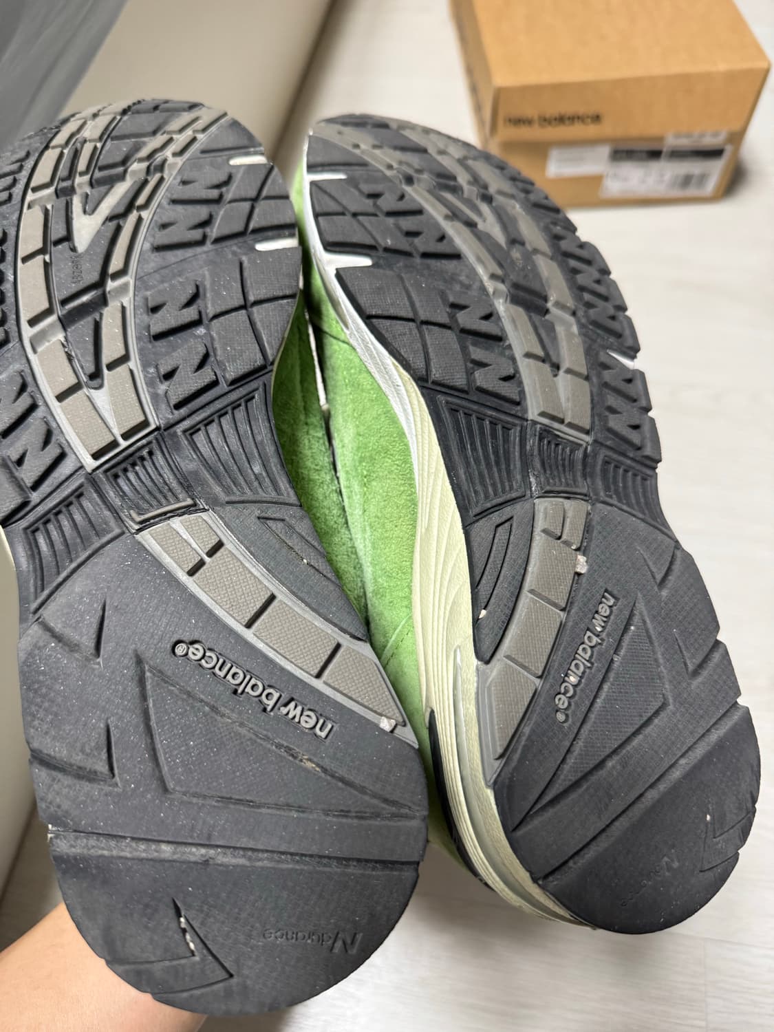 뉴발란스 991 브라이트 그린 280 상품이미지5
