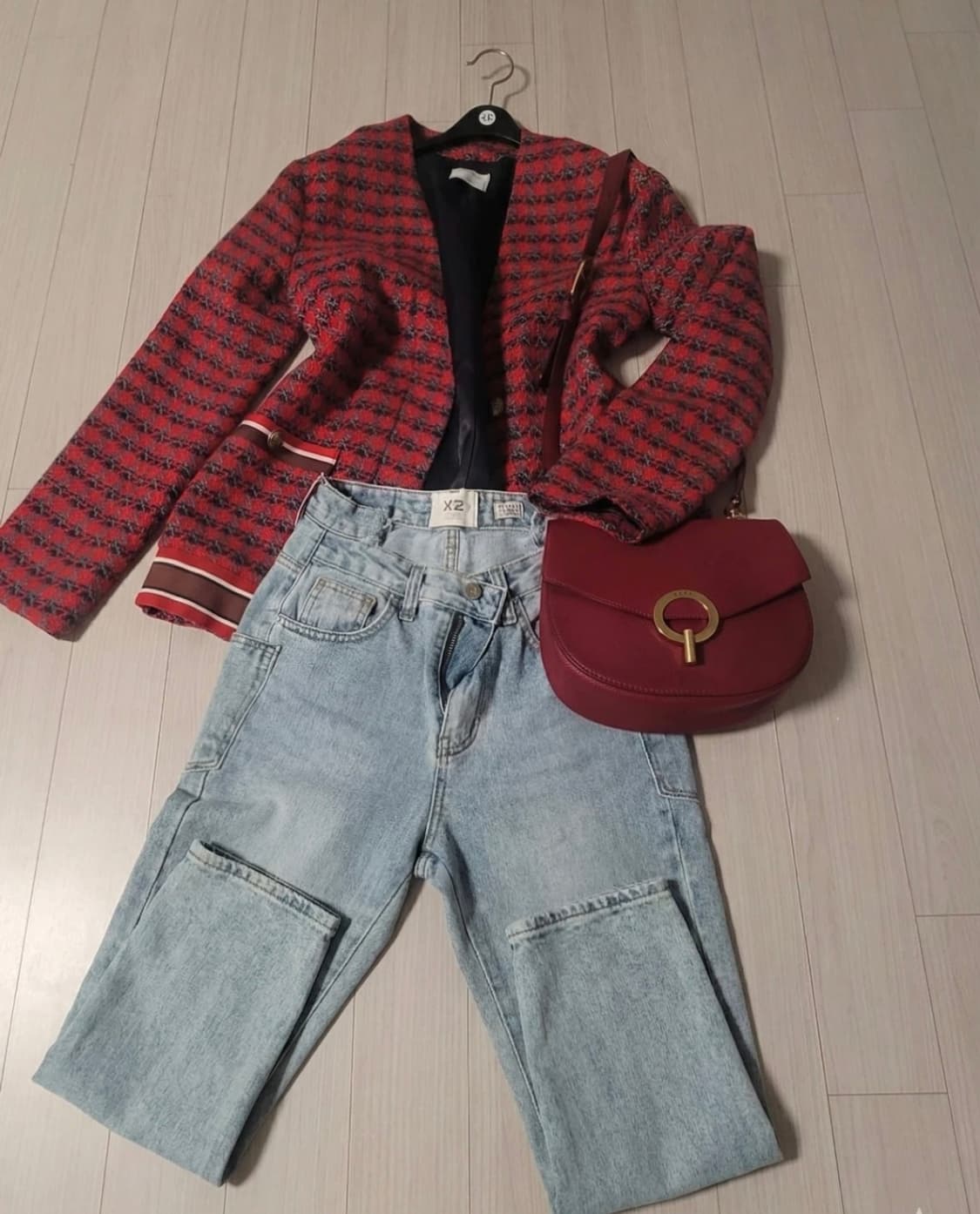 산드로(Sandro) 트위드 자켓 / 금장 버튼 포인트 상품이미지3