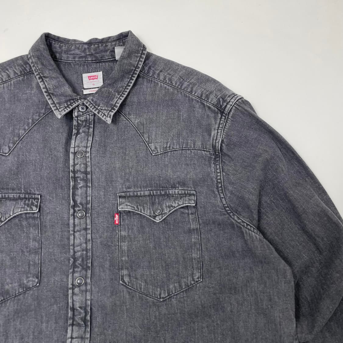 리바이스 스냅단추 데님셔츠 상품이미지2
