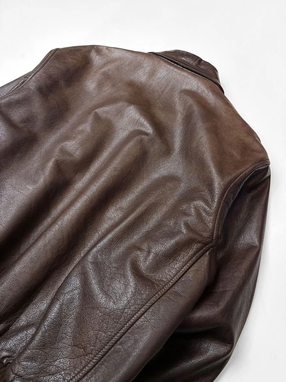 SPECIAL MEKE 90s 오륜기 소가죽 항공 자켓 PN5038 상품이미지6