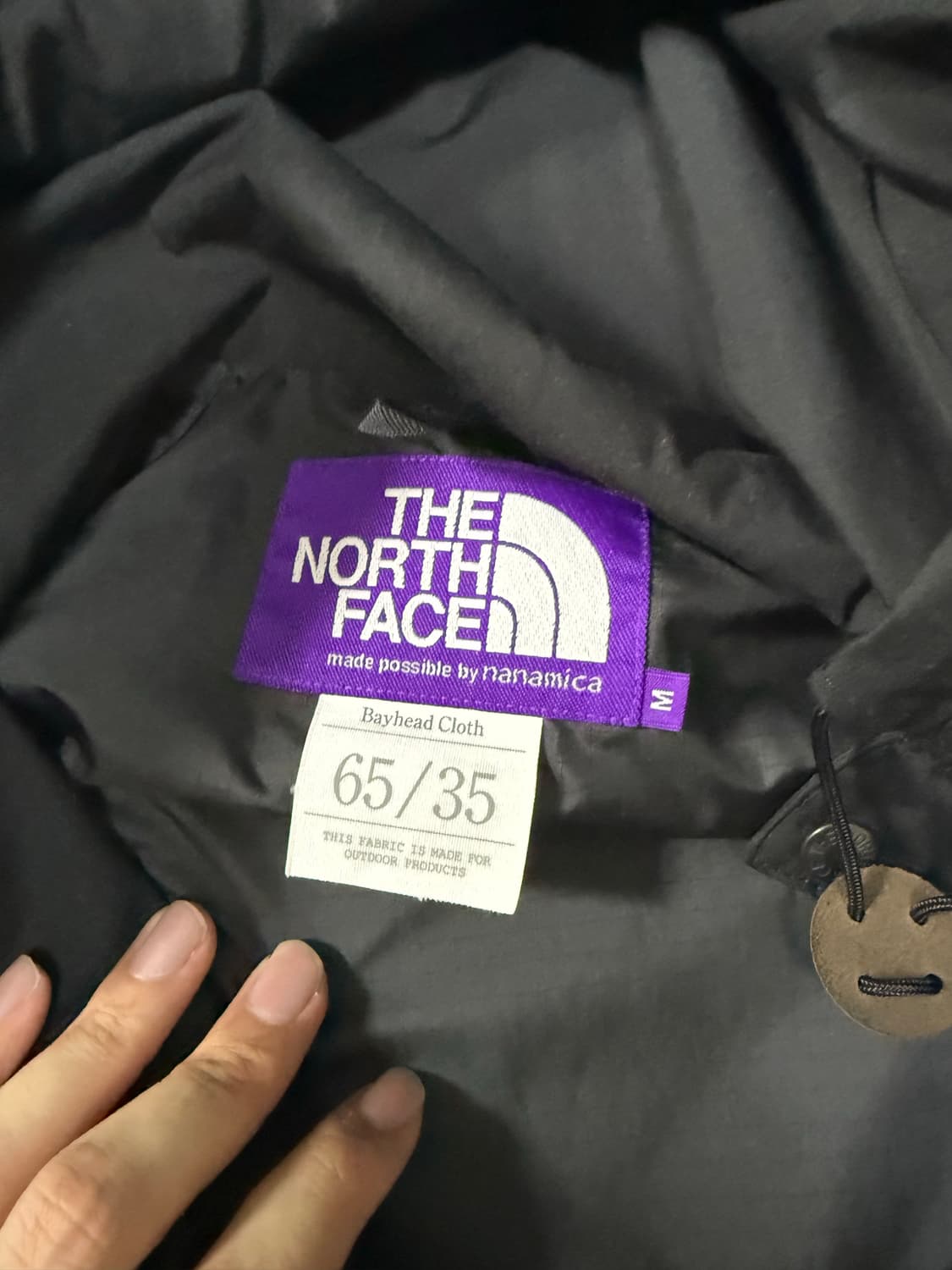 (M)노스페이스 퍼플라벨 마운틴 파카 윈드브레이커 블랙 상품이미지5