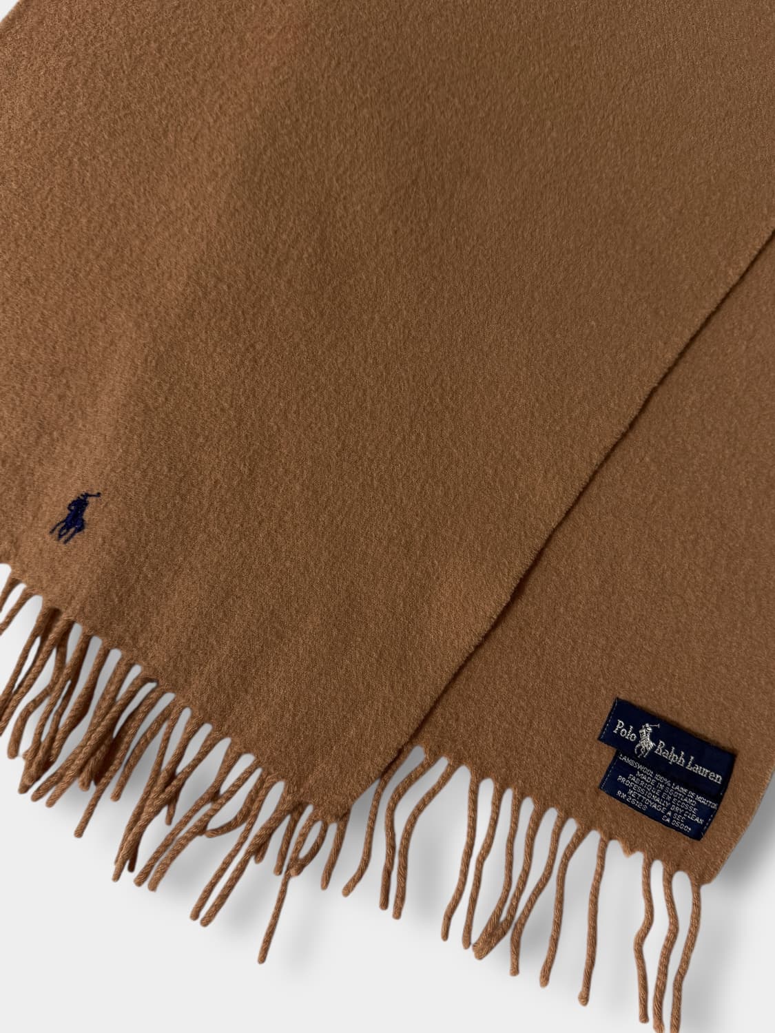 폴로 랄프로렌 램스울 브라운 머플러 상품이미지4