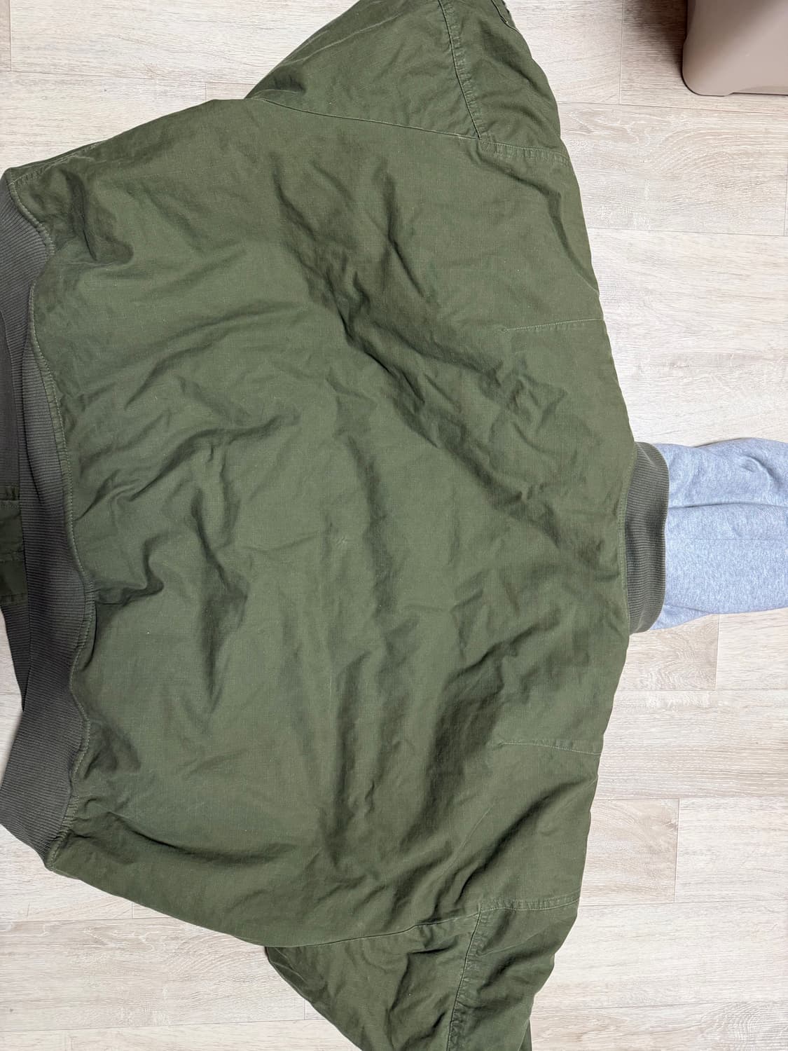 os)논노드 립스탑 후디 봄버 상품이미지4