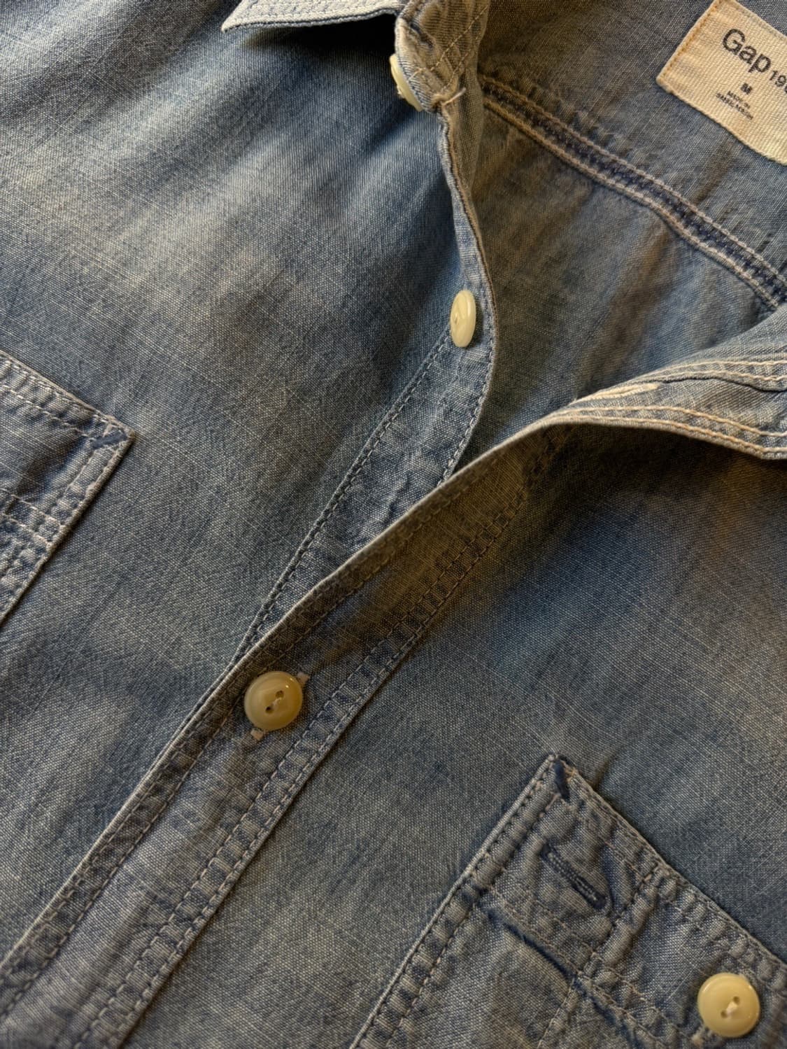 갭 1969 샴브레이 셔츠 100 상품이미지9