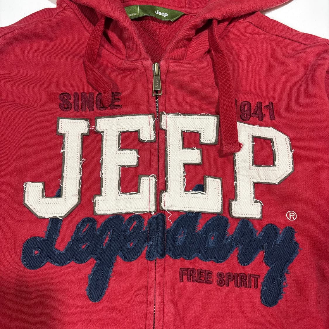 JEEP 레드 후드집업 상품이미지4