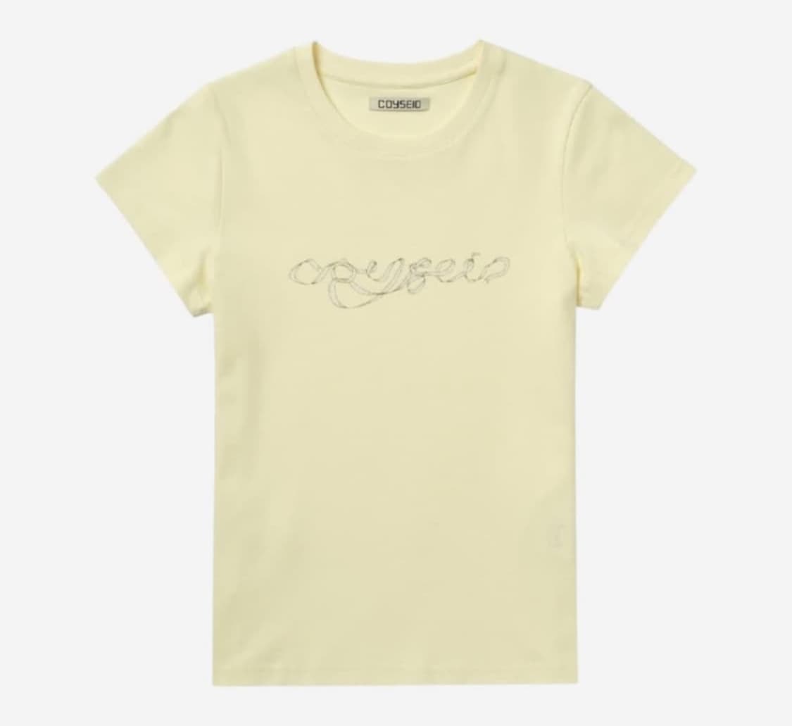 코이세이오 리본 티셔츠 ribbon side strap t-shirt 상품이미지1