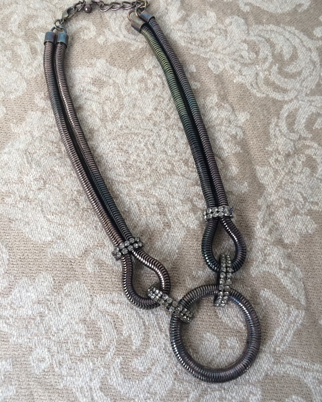 metal o ring necklace 상품이미지5