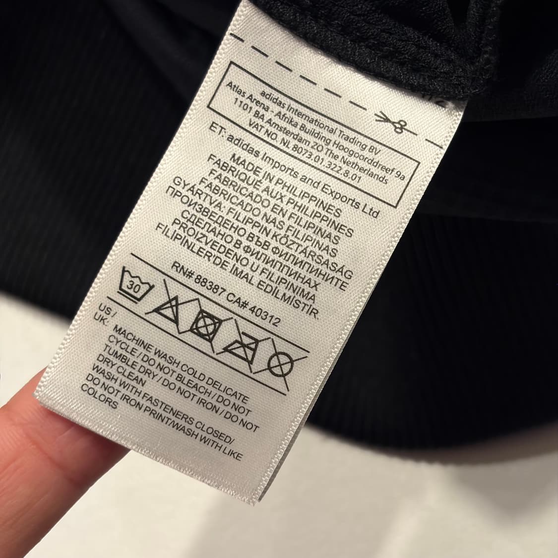 [XL] 15s 팔라스 아디다스 하프집업 반집업 트랙탑 블랙 C621 상품이미지9