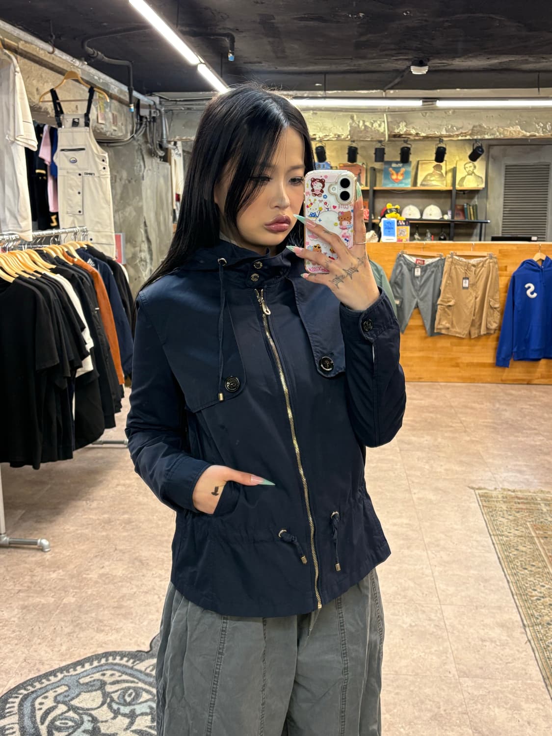 massimo dutti 네이비 후드자켓 #csz4279 상품이미지2