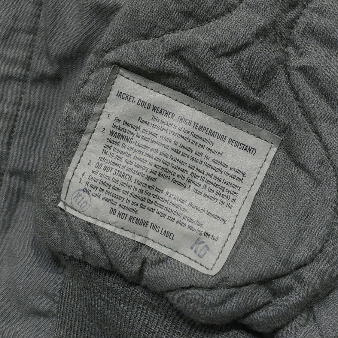 오리지널 미군 cvc 탱커자켓 아라미드 xl (빅사이즈) 신품급 상품이미지9