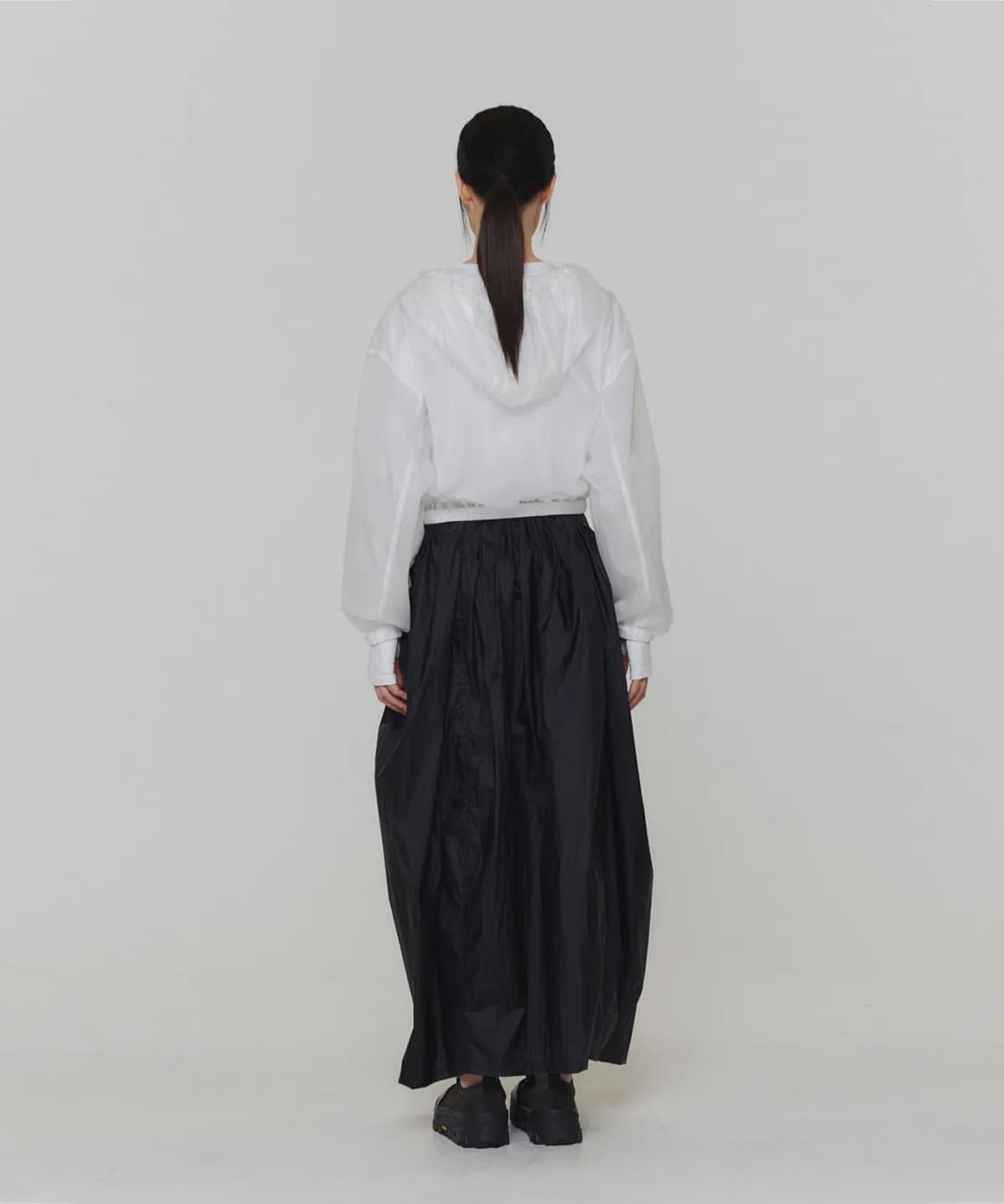 아모멘토 LAYERED SHIRRING SKIRT 스커트 상품이미지5