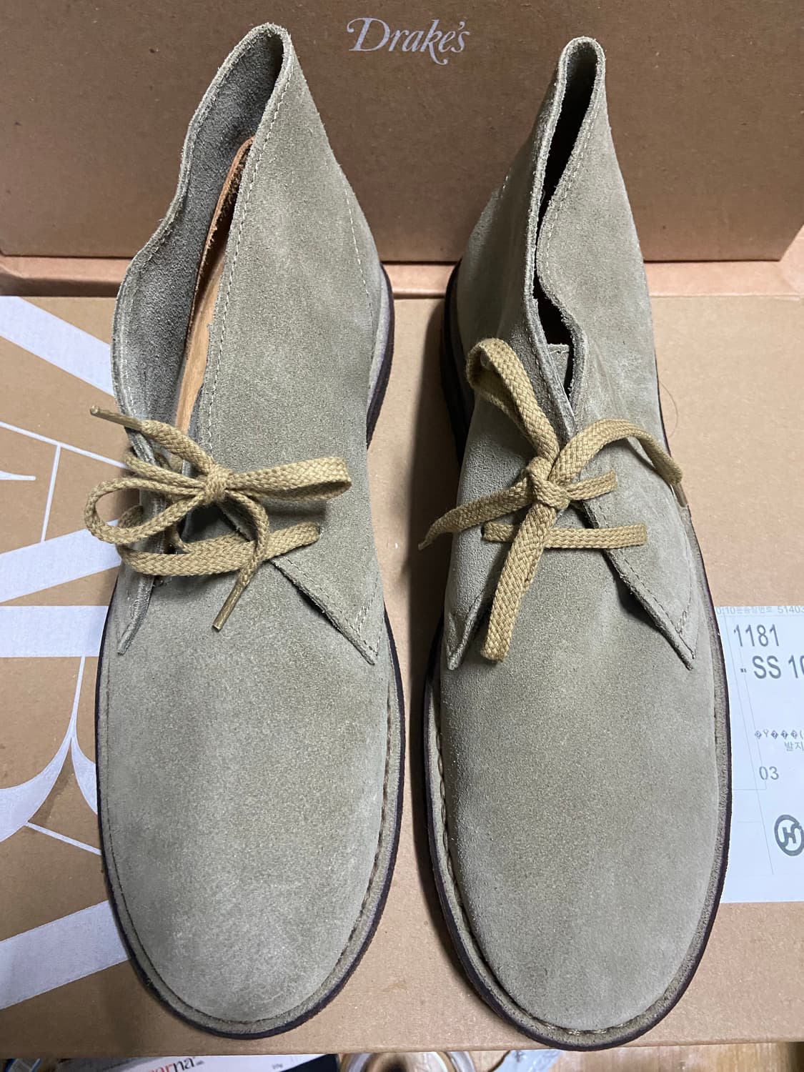 새상품) 드레익스 클리포드 데저트 부츠 샌드 스웨이드 상품이미지1