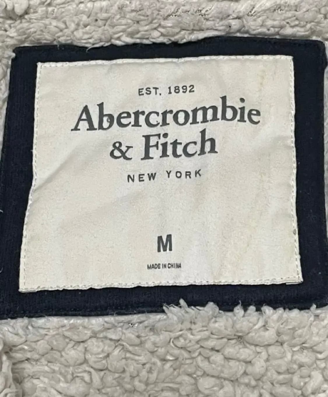 아베크롬비 양털 후드집업 상품이미지2