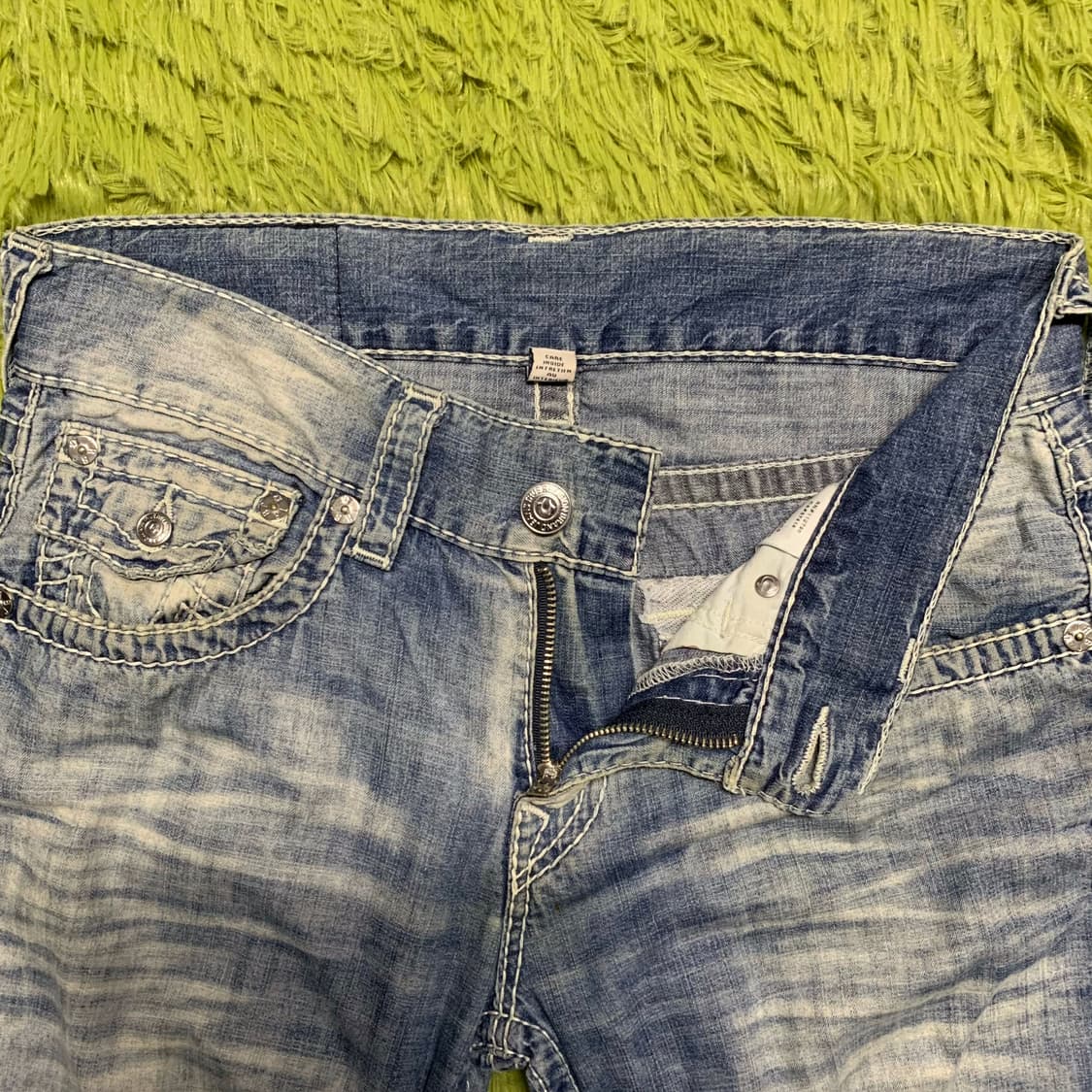 [33] 트루릴리젼 STRAIGHT 데님팬츠 상품이미지4